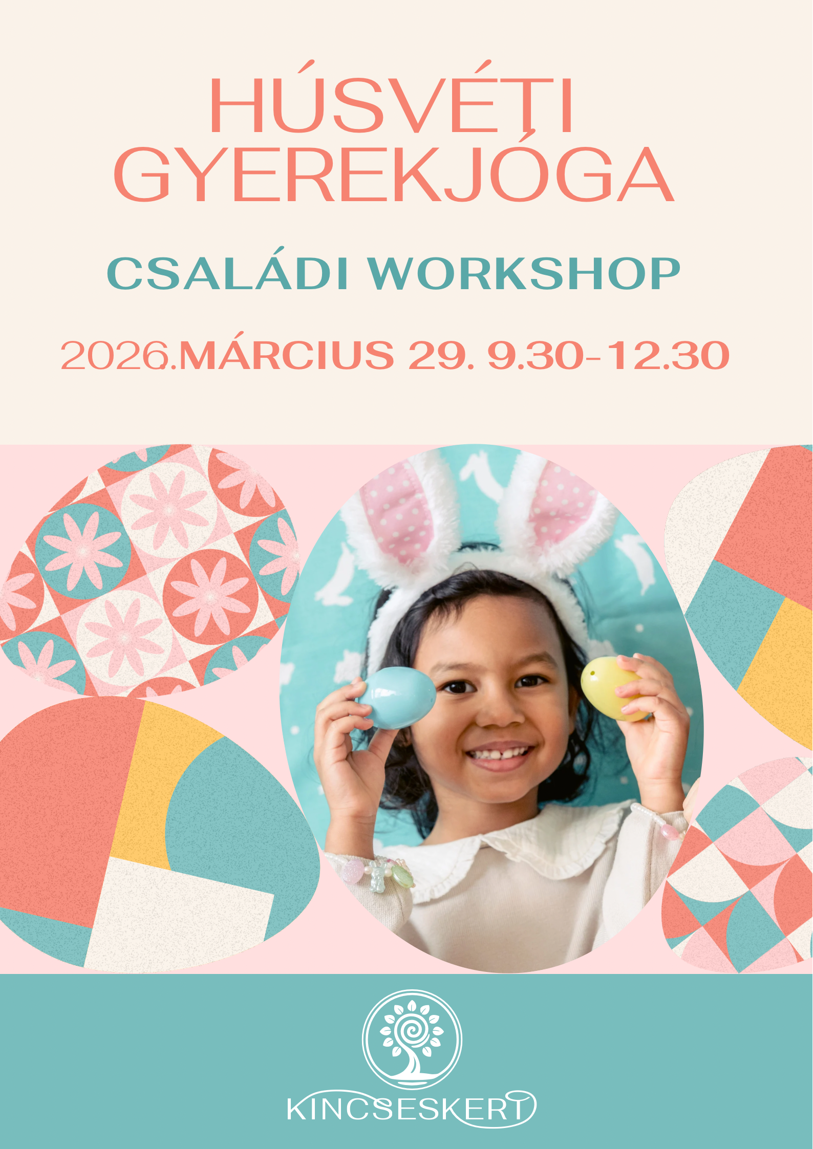 Húsvéti gyerekjóga családi workshop - Kincseskert