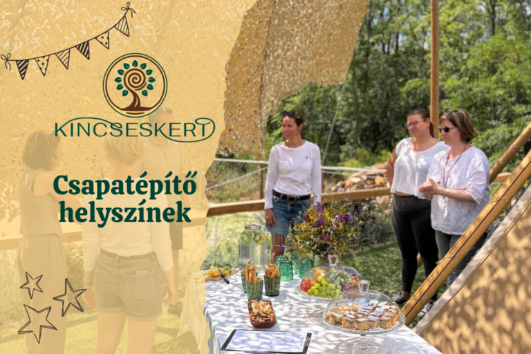 Céges csapatépítő programok - kincseskert - sóskút
